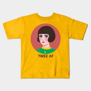 Twee AF • Original Fan Tribute Design Kids T-Shirt